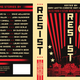 The front and back cover of RESIST, which includes the full author list.